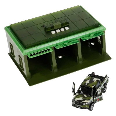 Игровой набор Военная база Технодрайв GARAGE-22SL1XCAR-MIL 1
